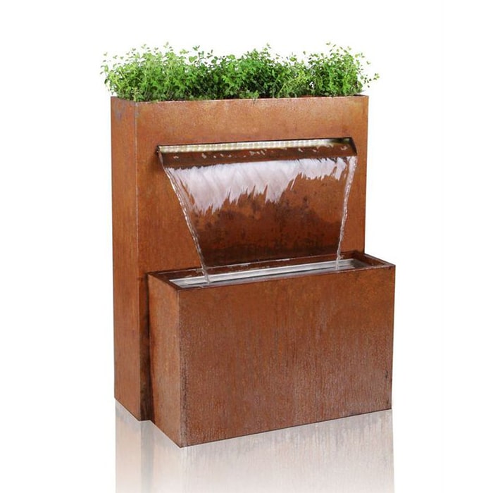 planter & water bowl