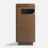 corten steel trash can (1)