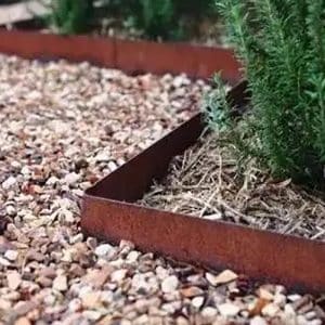 corten steel garden edging