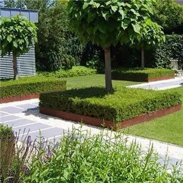 corten steel garden edging