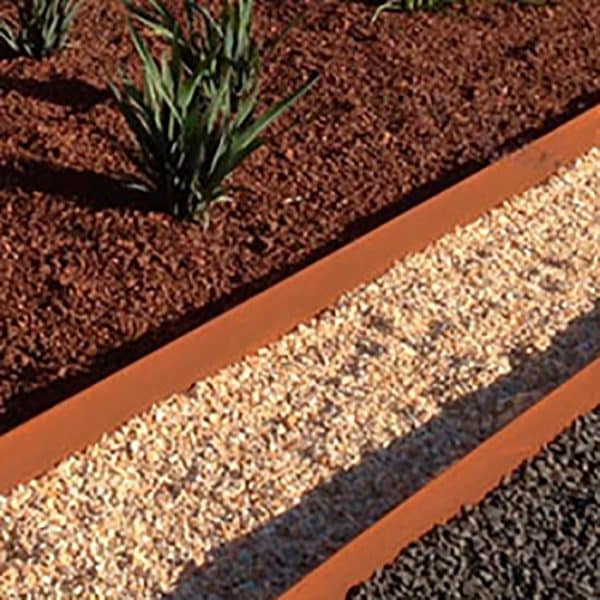 corten steel garden edging