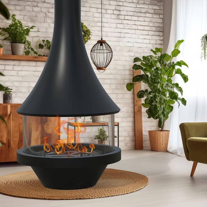 Modern Gas Fireplace