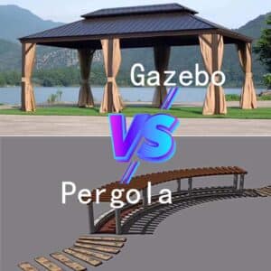 pergola vs gazebo