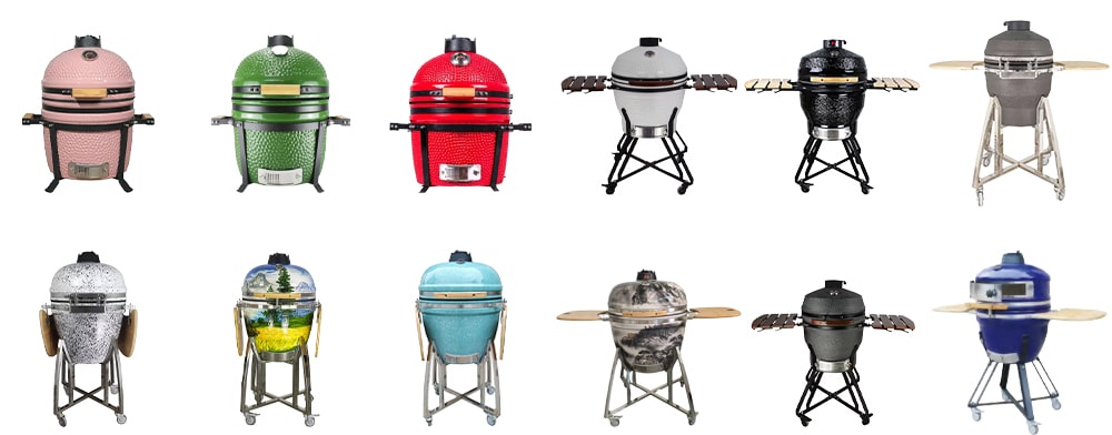 Different color ceramic bbq recommended, support customization