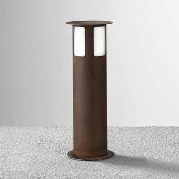 corten steel modern outdoor lighting