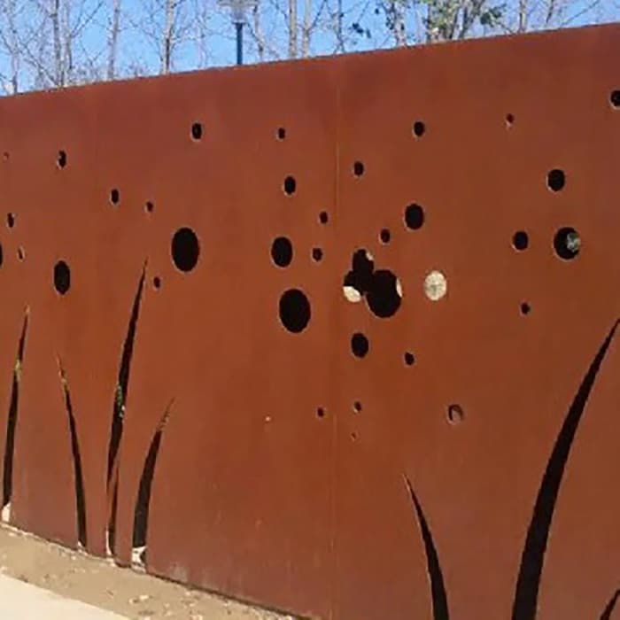 corten steel panels