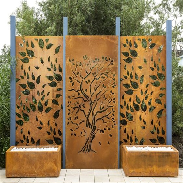 corten steel panels