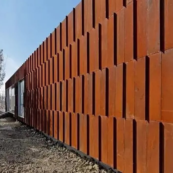 corten metal siding