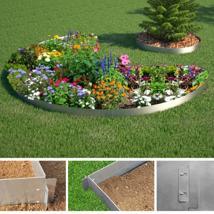 stainless steel garden edging