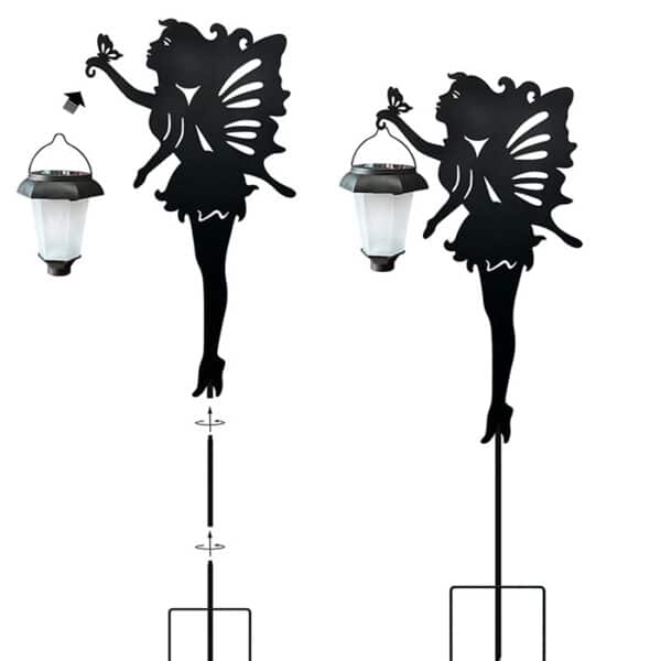 LED Solar Lights Waterproof Fairies Carry Lanterns