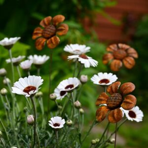 corten steel garden art ornaments & sculptures