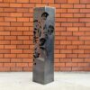 solar waterproof outdoor lights in corten steel