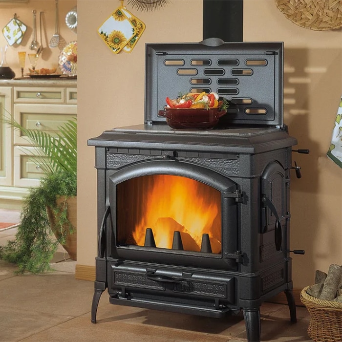 wood cook stove cast iron