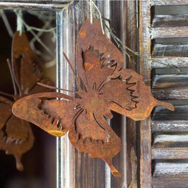 Corten steel rusty butterfly (5)